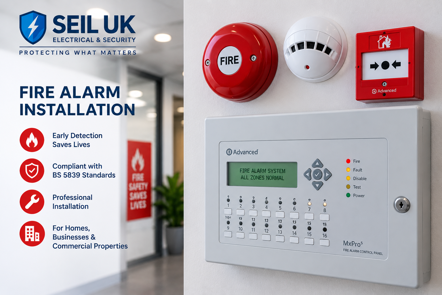 SEIL-UK-Fire-Alarm-Installation-Hounslow-London SEIL UK professional fire alarm installation in Hounslow and London for homes, businesses and commercial properties.